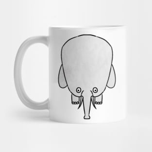 Big head elephant Mug